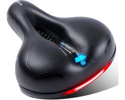 Fietszadel waterdicht comfortabel zacht kussen voor heren en dames - voor racefiets cruiser mountainbike hometrainer - NATRUTH
