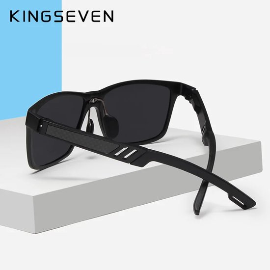 Kingseven Zonnebril - UV400 - Gepolariseerd - Zwart - Blackstar - N7181 van Kingseven — afbeelding 4