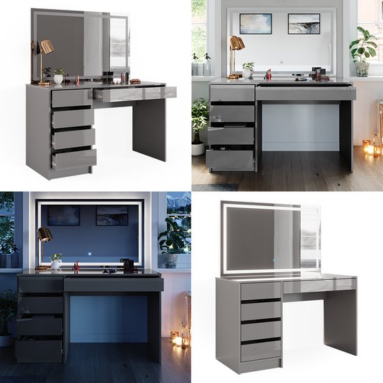 Vicco Coiffeuse Table de maquillage Commode de coiffeuse