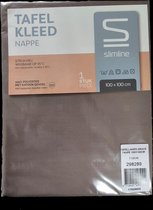 Slimline Premium Grace 100 x 100 cm, taupe - Par pièce