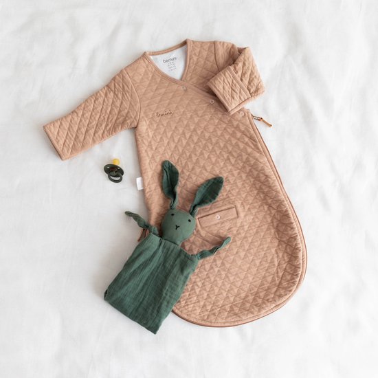 BEMINI Babyslaapzak - MAGIC BAG 1-4m - TOG 1.5 - Gewatteerd comfort - Beige van Bemini — afbeelding 4