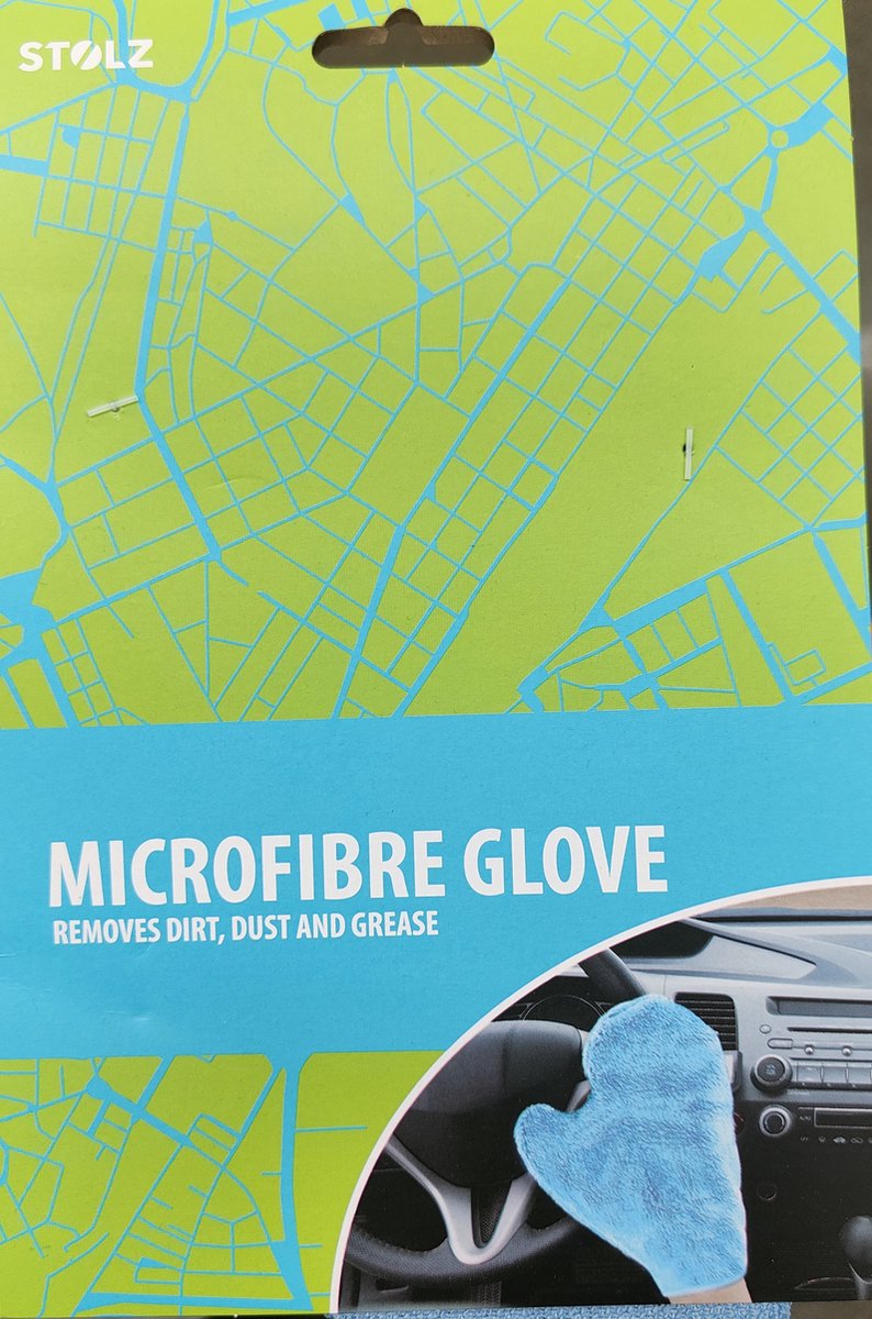 Microfiber handschoen - autopoets handschoen - autowas handschoen - krasvrij auto wassen - schoonmaak handschoen