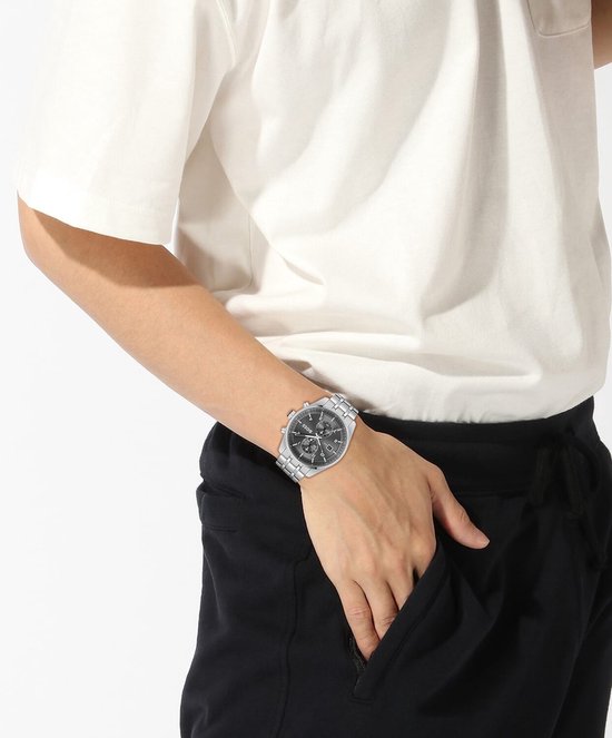 Skagen Holst Horloge voor heren, Quartz chronograaf uurwerk met roestvrij stalen of leren band