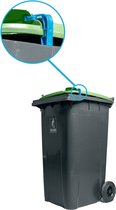 Diverse Grote Metalen En Plastic Vuilnisbakken Voor Het Ecologisch Sorteren Van Afval Recycling Gevuld Met Naast De Weg Glas Naar Image176866568