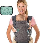 Bol.com Flip Advanced 4-in-1 Carrier with Bib - Face-in-Face-out - Ergonomic Front/Back Carry - Newborns/ Older Babies 8-32 lbs ... aanbieding