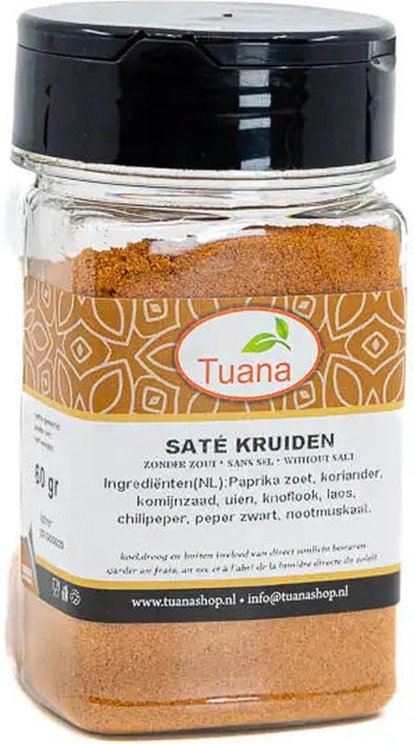 Foto: Tuana kruiden sate kruiden zak 1000 gram kruiden zonder zout kz0236