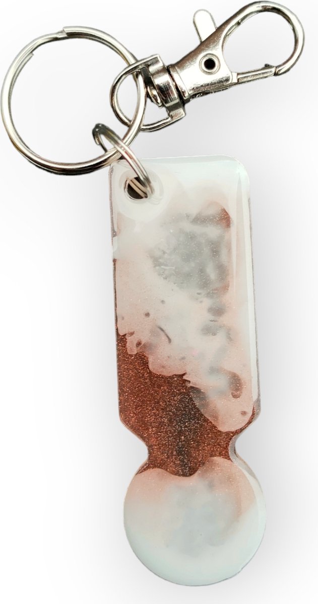 Resin Art JR: Winkelwagenmuntje / Muntje voor in winkelwagen / Sleutelhanger