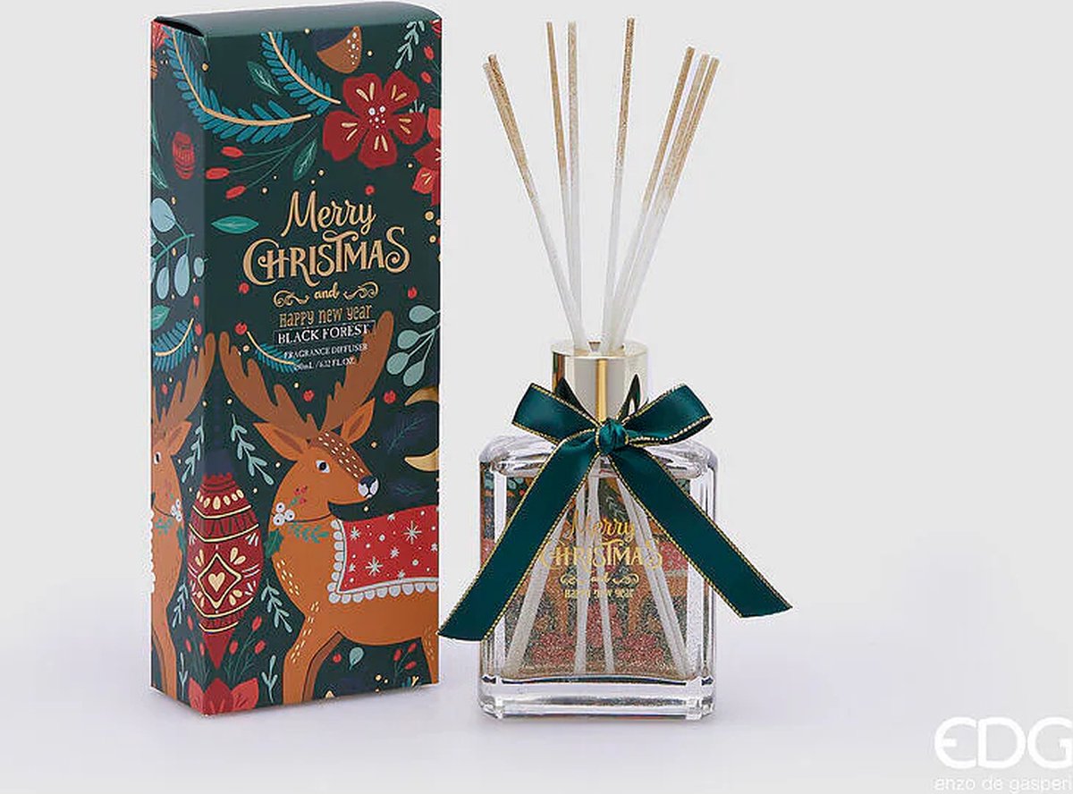 EDG Enzo de Gasperi - Vrolijke flesparfumeur 180ml H 13,5 cm Black Forest