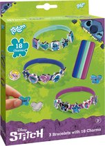 Disney Lilo et Stitch Totum - bracelets coulissants avec 18 charms et autocollants - ensemble de 21 pièces