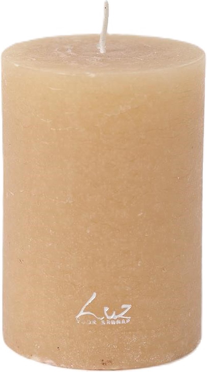 Rasteli Luz Your Senses Stomp Kaars Crème-Latte D 7 cm H 10 cm Voordeelaanbod Per 2 Stuks