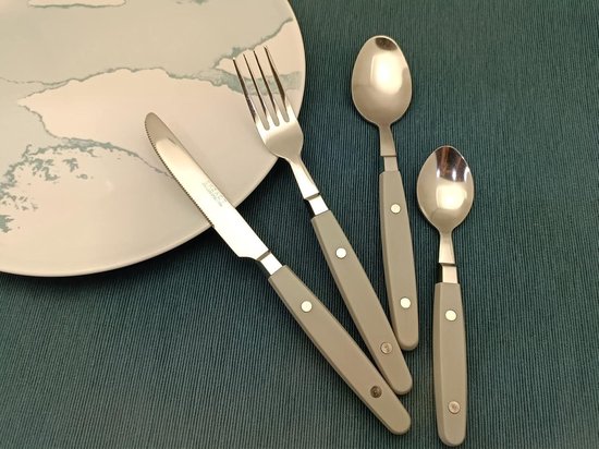 LISA DALBAN 433000 Select Ménagère avec 16 Pièces Acier Inoxydable INOX 26,4 x 13,9 x 6,4 cm