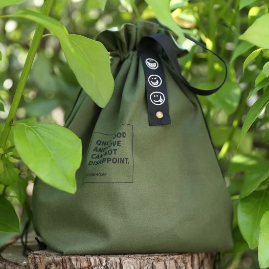 Lopoleis® Lunchtas - Koeltas - Picknicktas - Koelzak - Waterdicht - Coolbag - Lunch bag - Koeltasje - Koeltas lunch - Koeltasje Klein - Donker Groen van Lopoleis — afbeelding 3