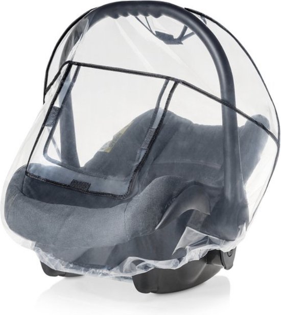 Regenhoes / Raincover voor Maxi Cosi / Babyzitje – Newborn – Kleur: Zwart – Merk: Reer – Hoge Kwaliteit – Regenhoes Universeel – Geschikt voor MaxiCosi, Cybes en meer – Raincover Newborn Baby – Autostoel Regenhoes – Raincover Babyzitje / Babystoel
