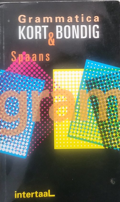 Grammatica kort en bondig Spaans - cover