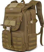 Sac à dos militaire de 45 litres pour activités de outdoor - étanche et tactique avec système Molle - Sac à dos d'urgence