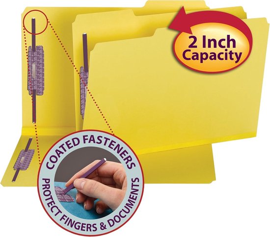 Fastener Map Fastener File Map - 2 Bevestigingen - 1/3-cut Tab - 2