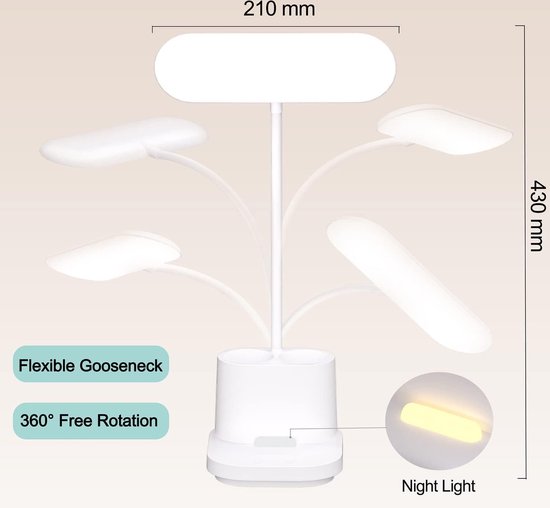Mobiel dimbare tafellamp Multi-Lite met USB-aansluiting, verstelbaar Mobiel dimbare tafellamp Multi-Lite met USB-aansluiting, verstelbaar