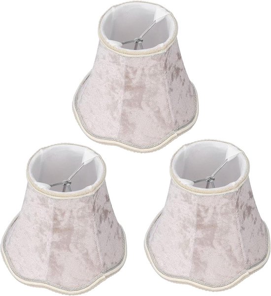 Moderne Set van 3 Clip-on Bell Lampenkappen voor Kroonluchter en Hanglamp - Lichtkapjes voor Vloerlamp - Kroonluchter Vervanging