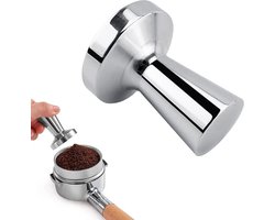 40mm roestvrijstalen koffiestamper voor café en koffieliefhebbers met zeefhouder - drukregulerend barista-accessoire