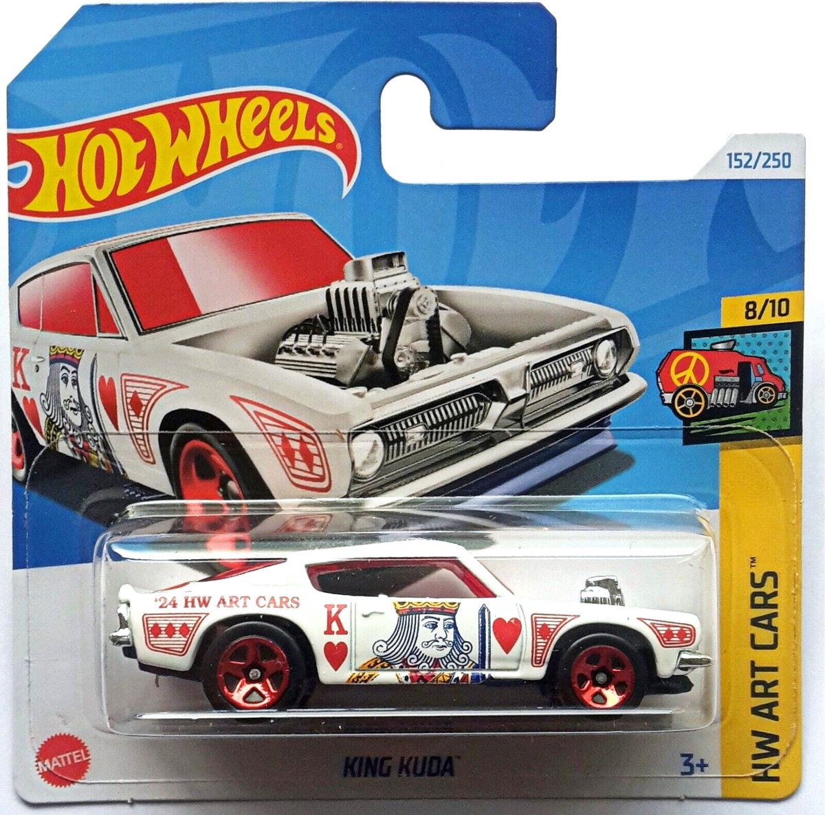 Hot Wheels Art Cars 2019 HOT WHEELS KING KUDA WHITE HW ART CARS