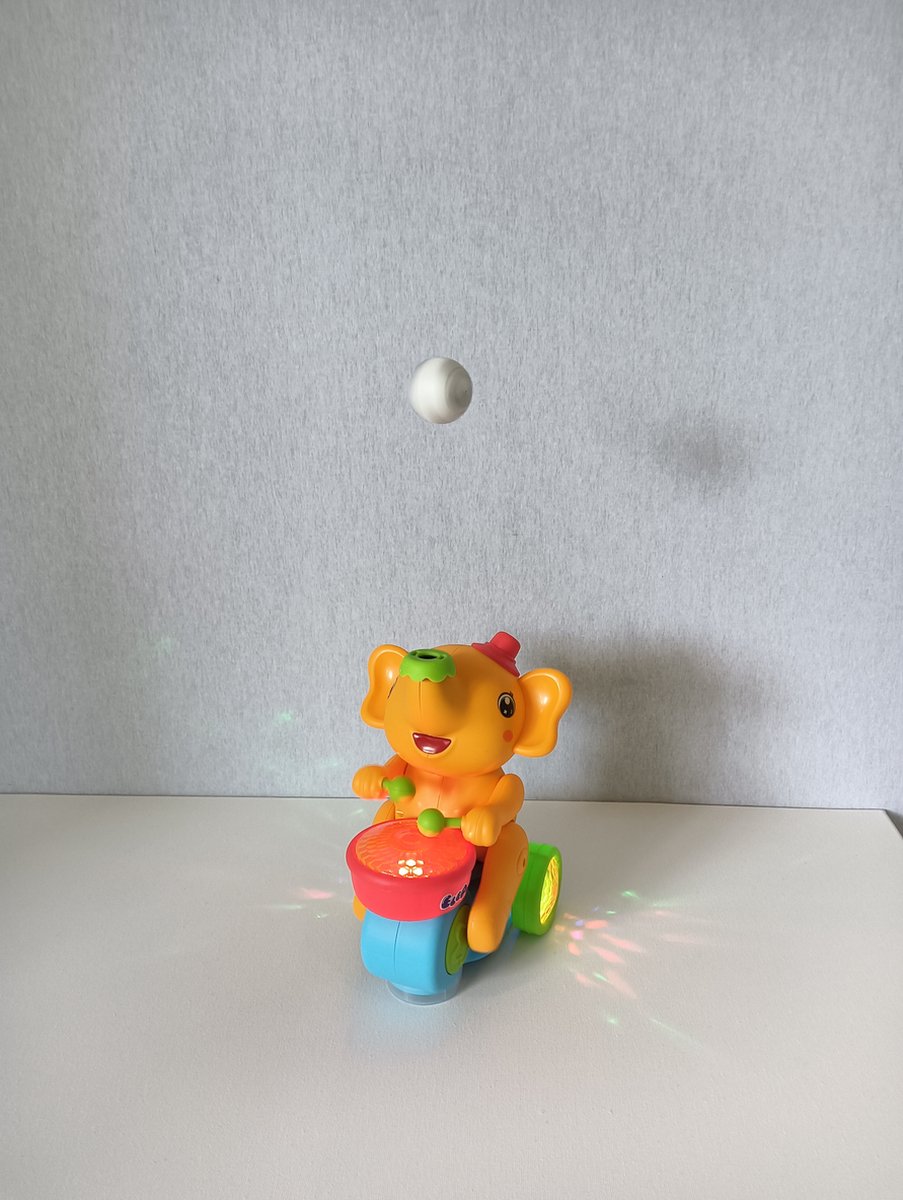 Speelgoed olifant Speelfiguren speelgoed olifant met balletjes