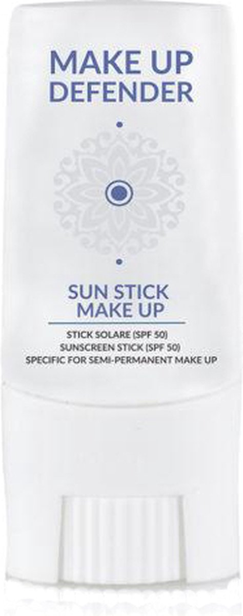 Goedkoopste Make Up Defender - Sun Stick - SPF50 - 9 ml -(S)PMU - transparant - waterproof - hydrateert - met Chromocare voor kleurbehoud