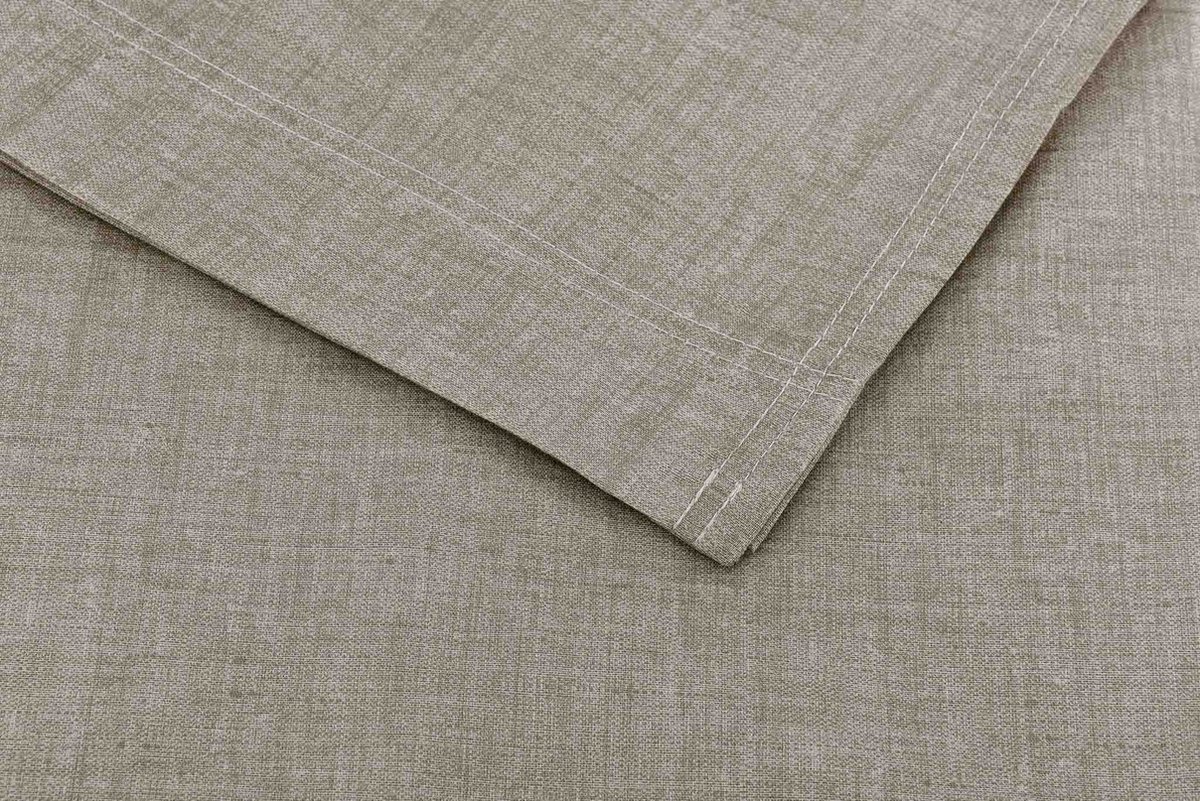 Zohome Lino Laken - Eenpersoons - Katoen - 160x290cm - Taupe