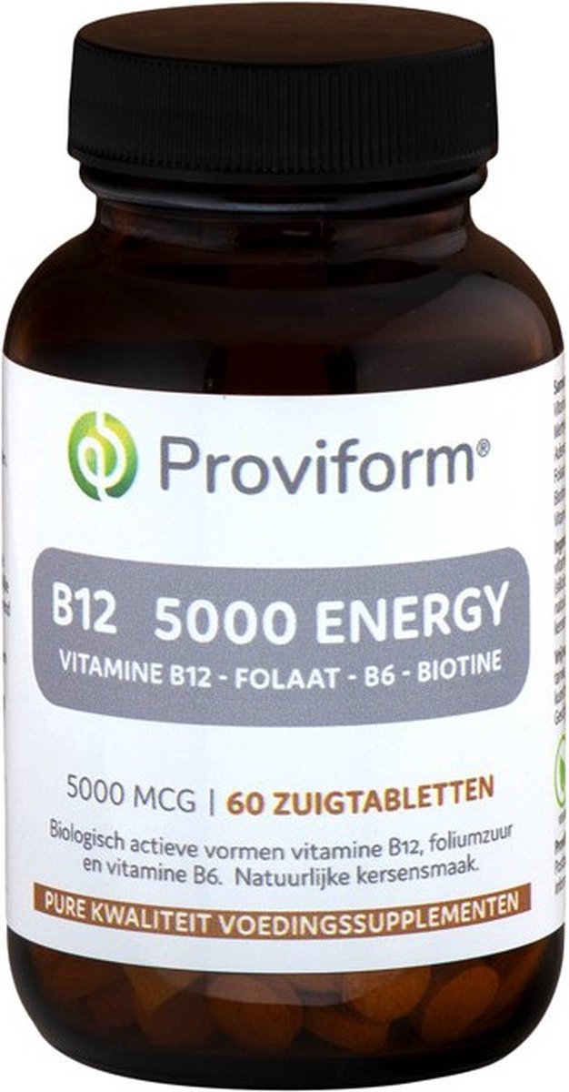 Proviform Vitamine B12 5000mcg energy 60 Zuigtabletten
