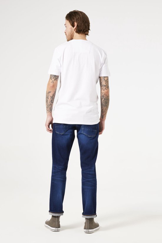 GARCIA Russo Heren Tapered Fit Jeans Blauw