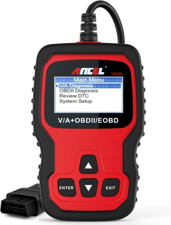VD500 OBD II - OBD2 - EOBD - CAN Handscanner – | bol.com