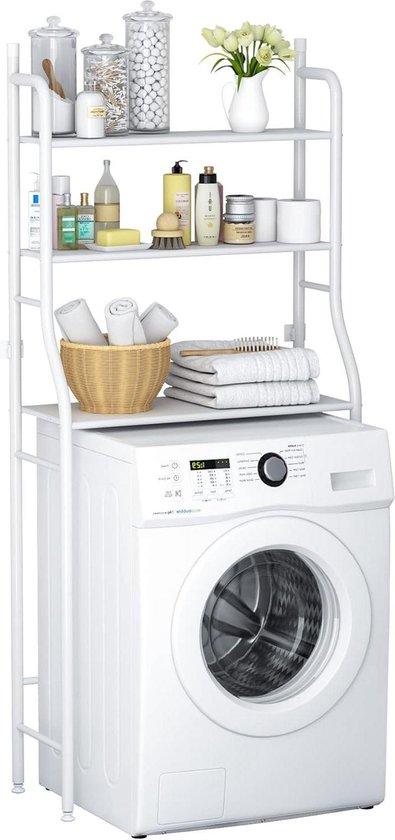 Foto: Olvy home wasmachine verhoger wasmachine opbouwmeubel wasmachine sokkel kast ook voor droger koelkast vaatwasser en vriezer