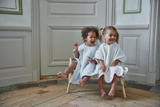 Elodie Badponcho Kinderen - Badponcho - Badcape - Poncho kind - 1-3 jaar - Bermuda Blue van Elodie — afbeelding 4