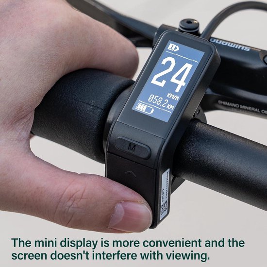 Ebike LCD-display voor BAFANG BBS01B BBS02B BBS HD - Mid Drive motor ...