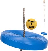 Bol.com Swing King Schommelzitje - Disc 28cm | Duurzaam Veilig en Comfortabel Schommelplezier voor Kinderen in de Tuin - Blauw aanbieding