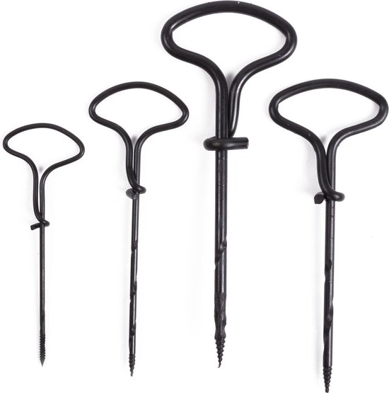 Foto: Benson fretboor set metaal zwart 4 stuks diverse diameters