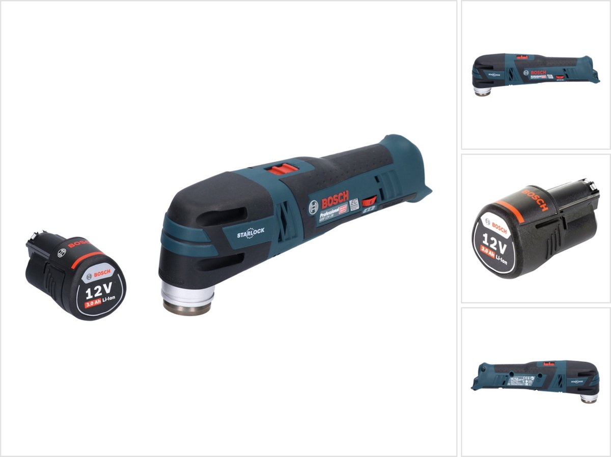 Bosch GOP 12V-28 Professionele Draadloze Multi-Cutter Starlock Brushless + 1x accu 3.0 Ah - zonder oplader