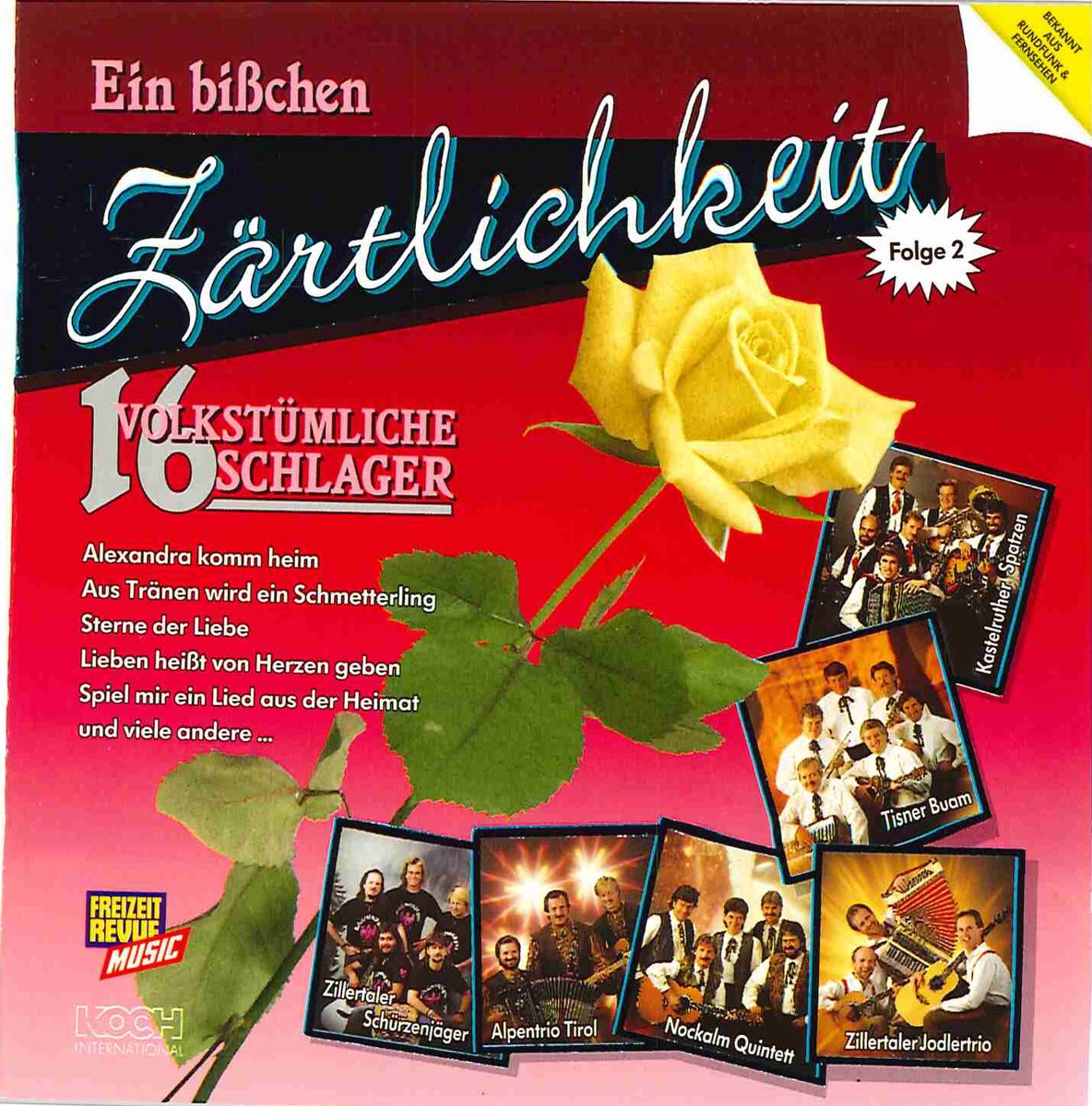Ein Bisschen Zartlichkeit - 16 Volkstumliche Schlager - Deel 2 (CD)