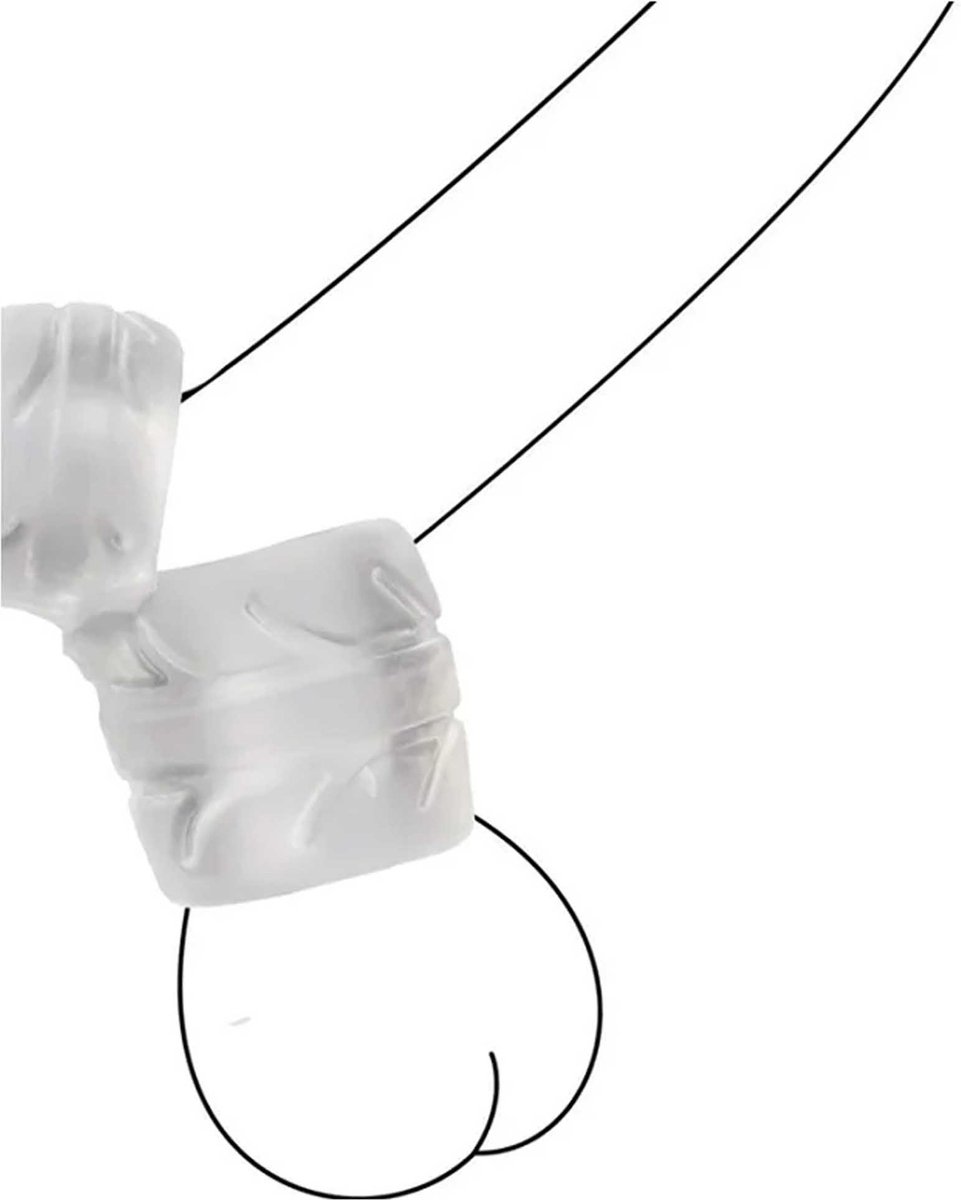 Goedkoopste Fijne strakke penisring en scrotumring - 2 in 1 ejaculatie trainer - Cockring en balzak ring - Vertraagd klaarkomen - Langer seks - Hevigere orgasmes - Scrotum lock - One size