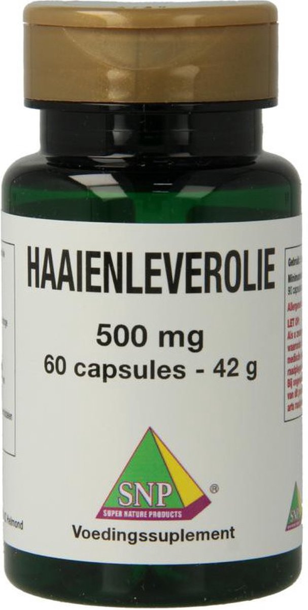 Bol.com SNP Haaienleverolie 500mg 60 Capsules aanbieding