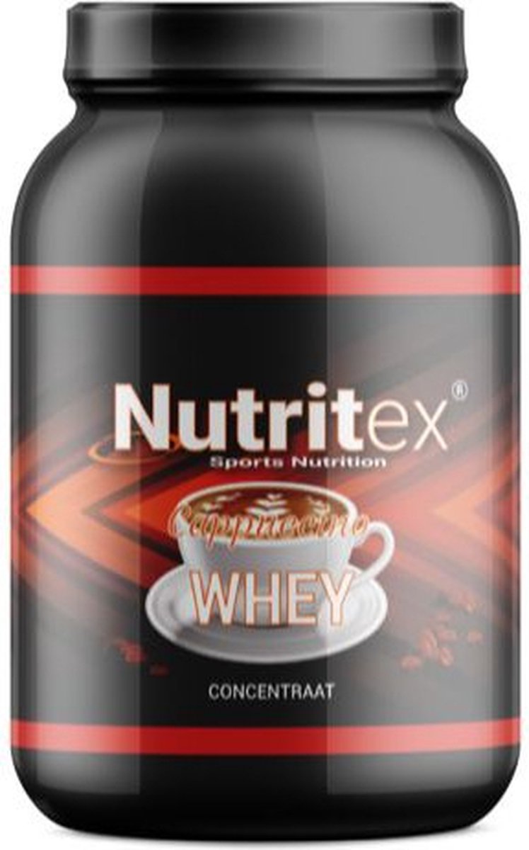 Goedkoopste Nutritex Whey proteine cappuccino 750 gram