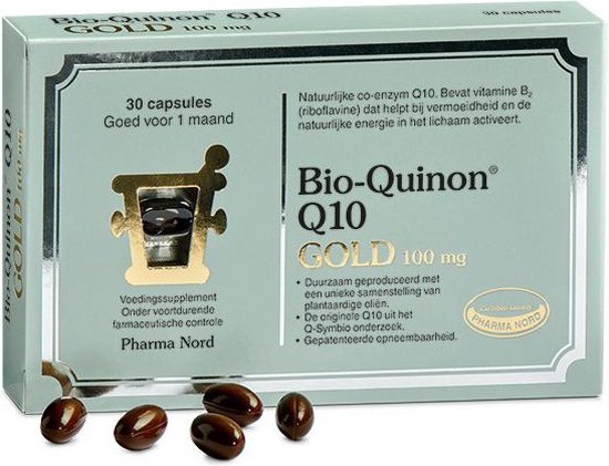 Foto: Pharma nord bio quinon active q10 gold 100 mg 30 capsules