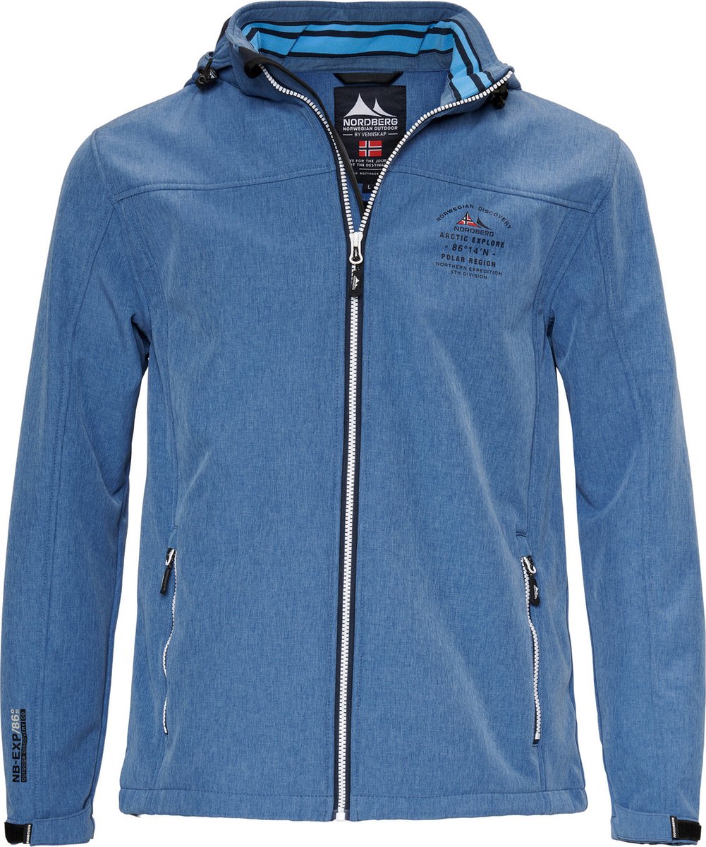 Nordberg Trond Veste d'été Softshell Plein air Homme Bleu