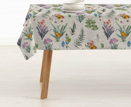 Le linge de Jules Nappe Anti-Taches Biloba - Rectangle 150 x 300 c Le linge de Jules Nappe Anti-Taches Biloba - Rectangle 150 x 300 c