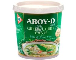 Aroy-D | 3 x 400 gram groene curry pasta | green curry paste | authentiek Thais | multipack