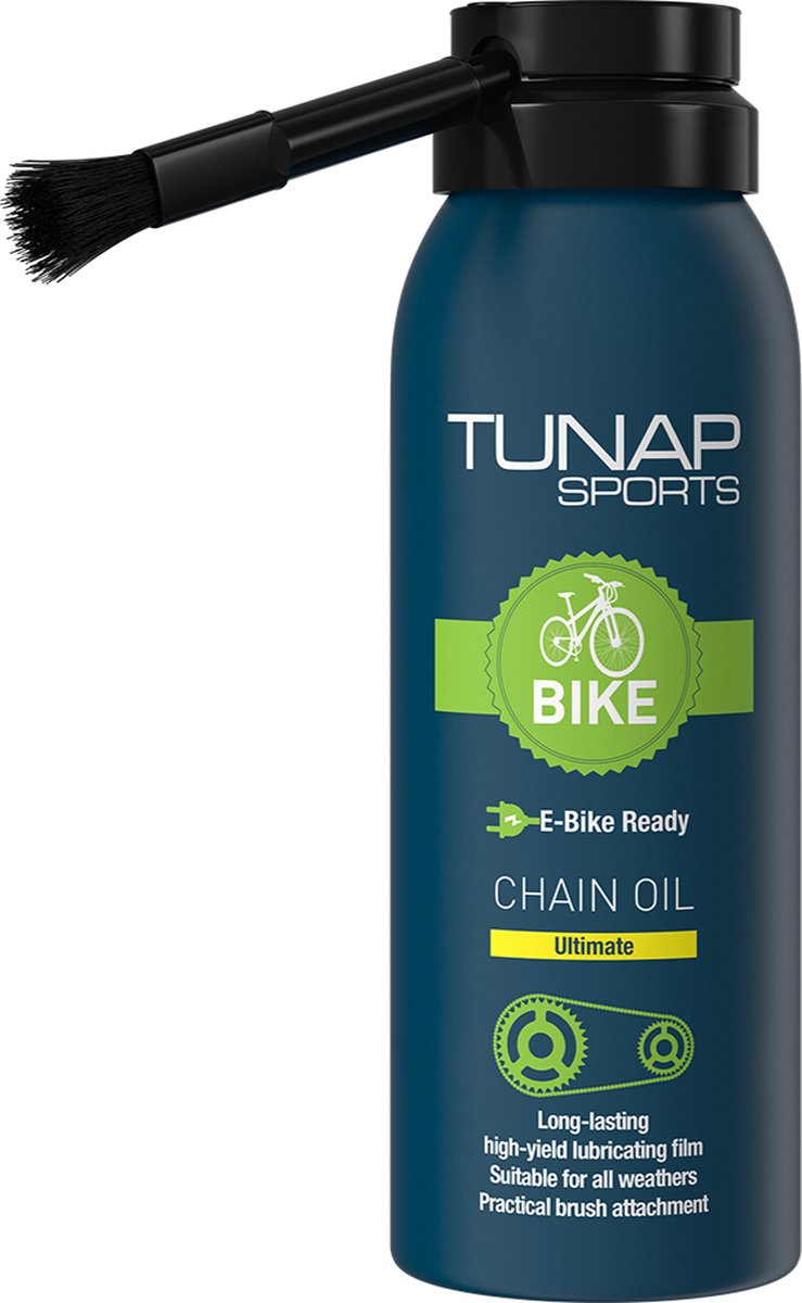 TUNAP Chain Oil Ultimate (brush) 125ml - kettingolie - wielrennen - mountainbike - e-bike - gravel