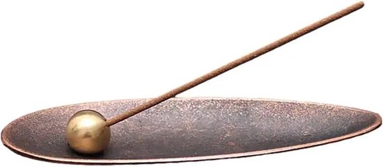 Brûle-encens de Luxe ovale en bronze