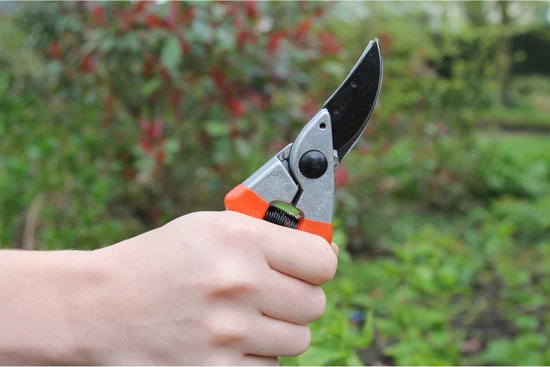 Metallo Snoeischaar - Cut And Hold - Teflon Coating - Aluminium - 215 mm - Oranje van Metallo — afbeelding 3