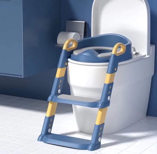 Réducteur de toilettes avec échelle-réducteur de toilettes-entraîneur de toilettes-2 à 7 ans