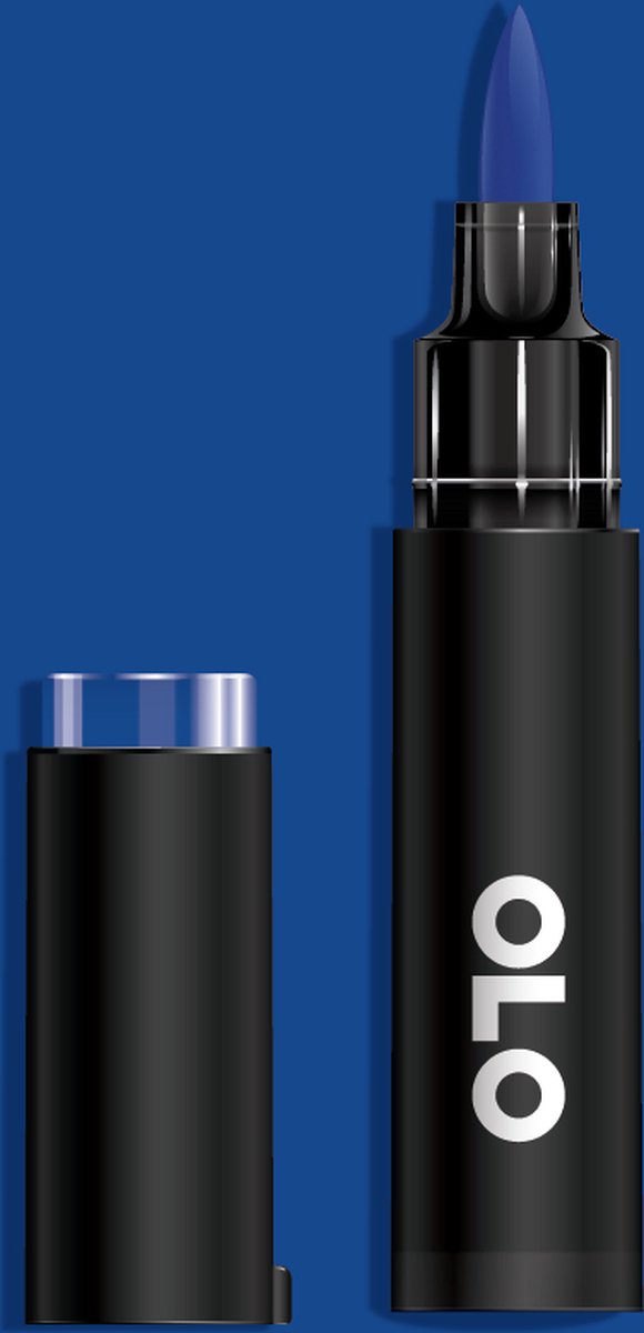 OLO Brush Halve Alcohol Marker B0.5 Blue Sapphire