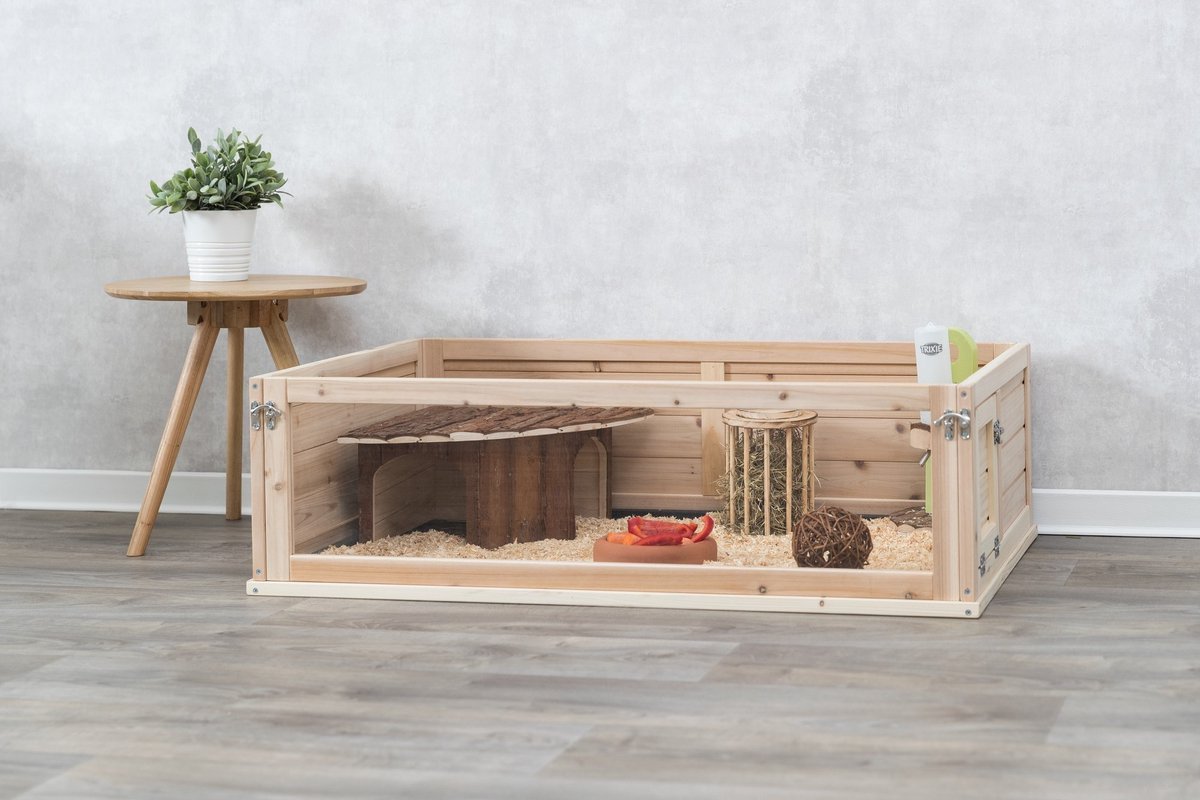 Trixie - Indoor Ren - Cavia - Hout/Plexiglas - 100X60X30 cm